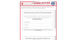 Desktop Screenshot of newsletter.triathlon.de
